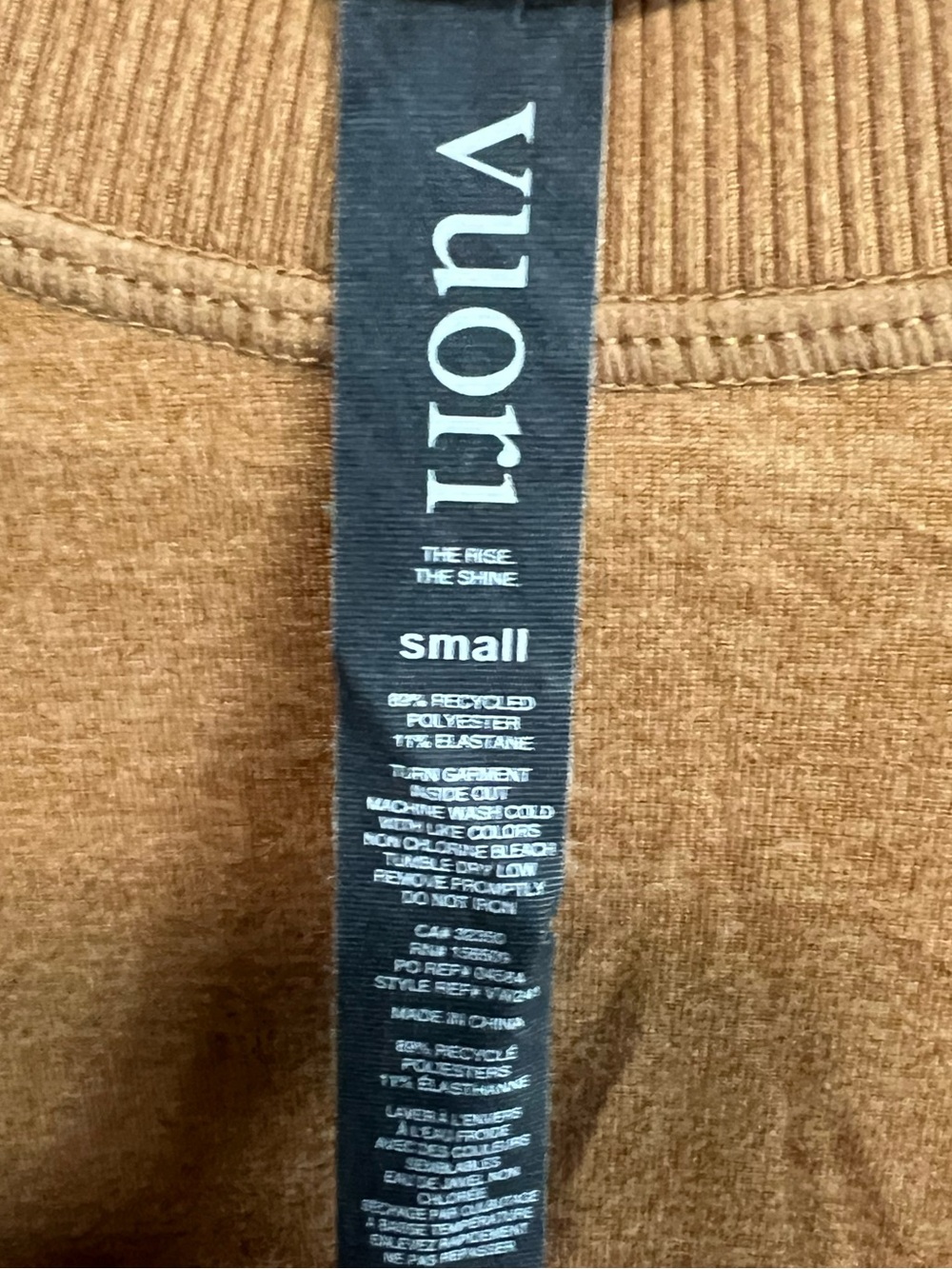 Vuori Women's Long Sleeve Halo Crew
Goldenrod Heather VW241 Size Small - Picture 4 of 5
